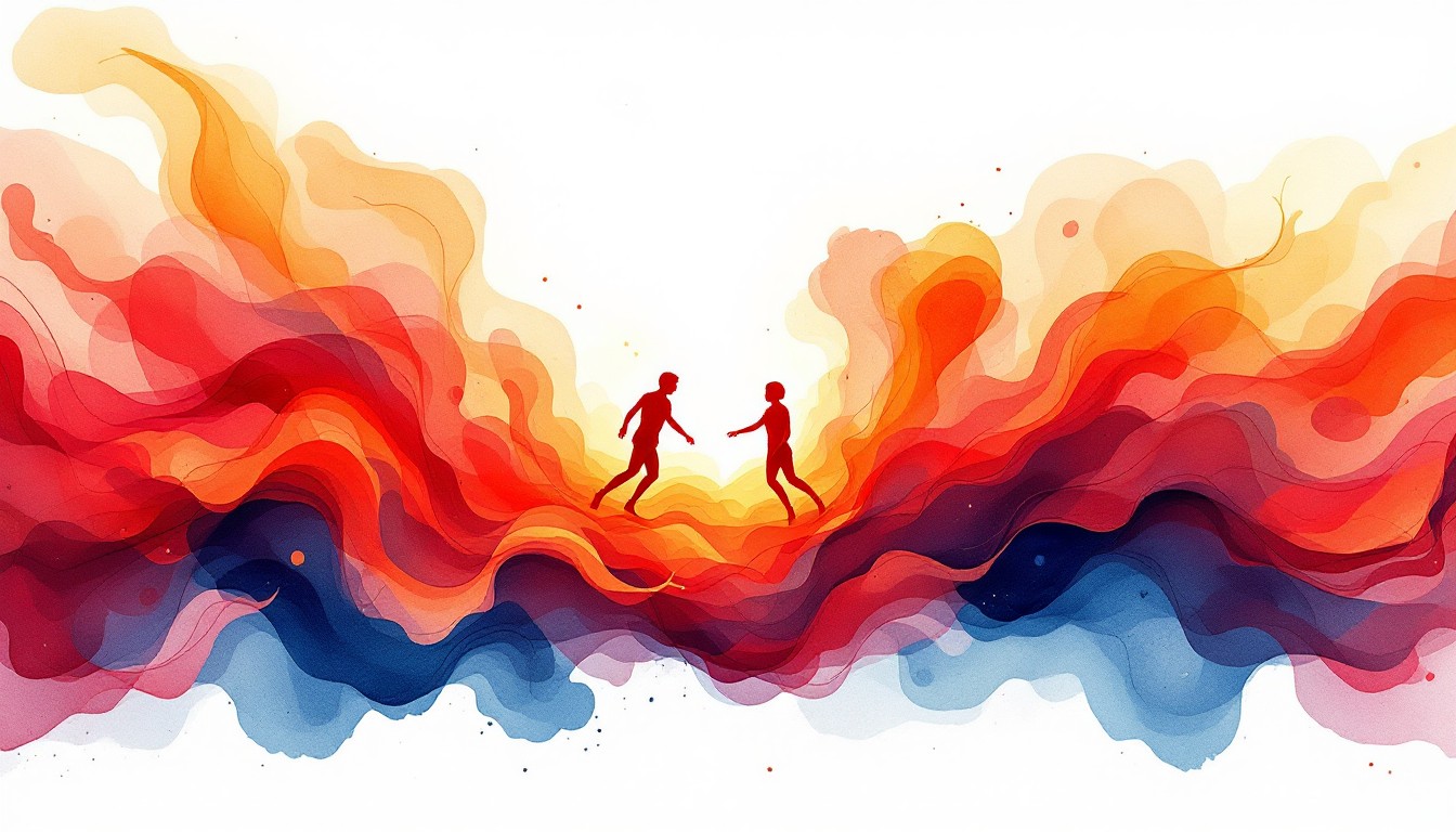 Free Dancers in Fire Image - Watercolor, Abstract, Dance | Download at ...