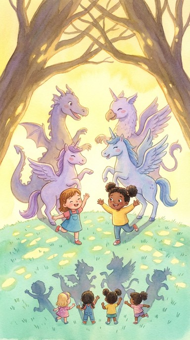 Free Magical Shadow Play Image - Children, Shadows, Magic | Download at ...