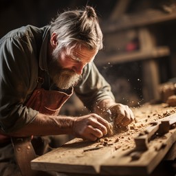 Free Craftsman at Work Image - Craftsman, Woodworking, Carving ...