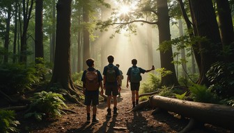 Free Wilderness Scouts Exploring Image - Scouts, Hiking, Forest ...