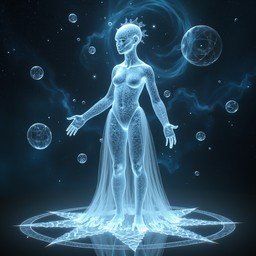 Free Celestial Light Being Image - Cosmic, Ethereal, Luminous ...