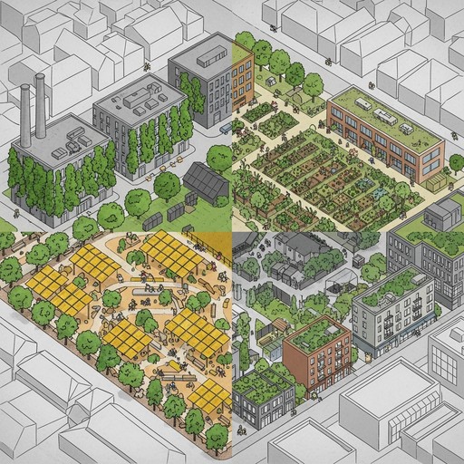 Free Urban Green Transformation Image - Urban, Sustainable, Isometric ...