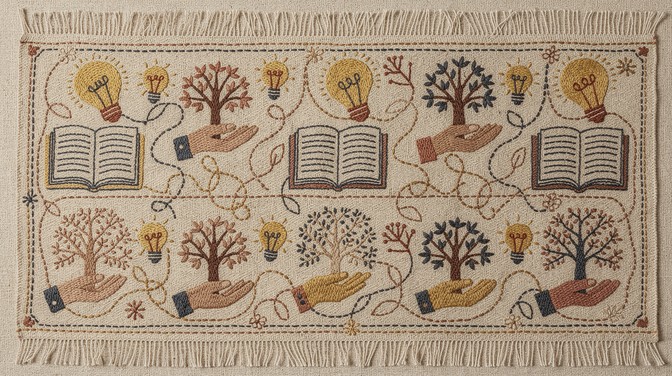 Free Woven Knowledge Tapestry Image - Textile, Pattern, Weaving ...