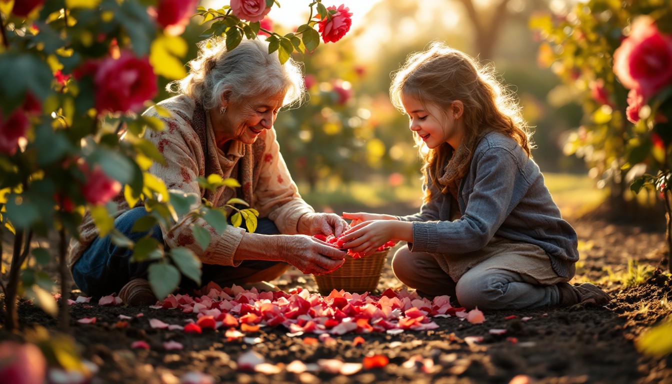 Free Roses Connect Generations Image - Grandmother, Granddaughter ...