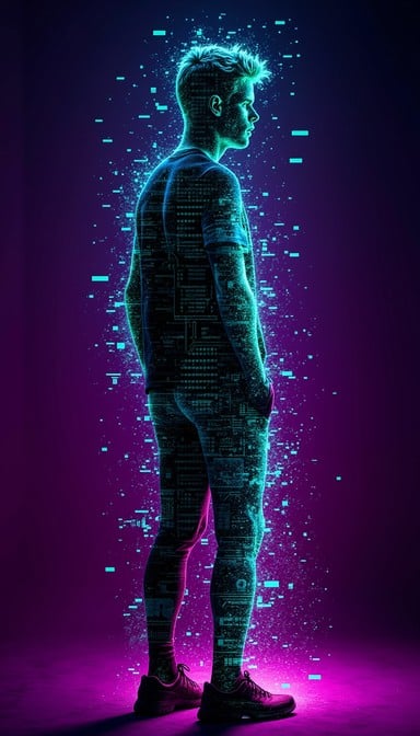Free Digital Human Dissolution Image - Cyberpunk, Digital, Dissolution ...