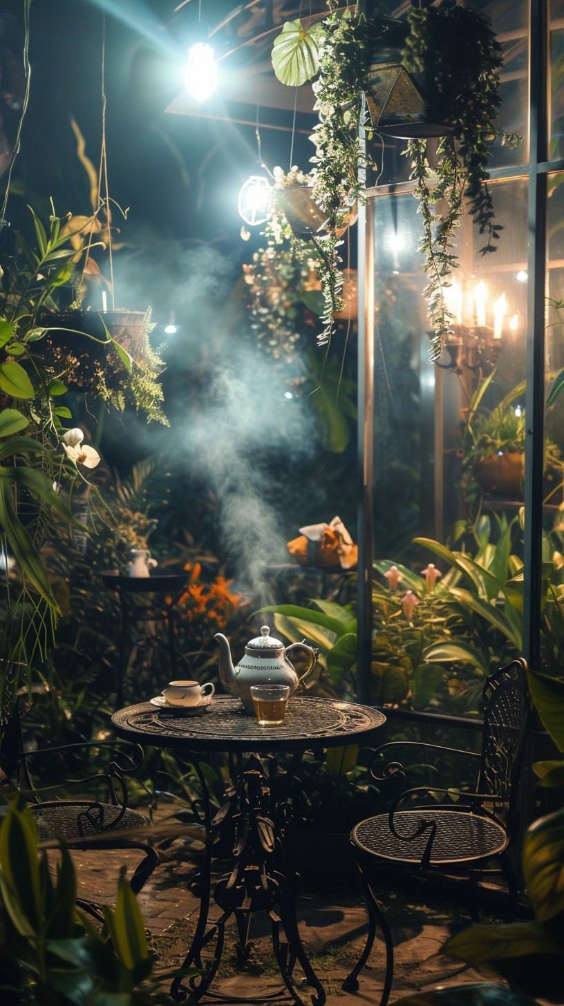 Free Enchanted Evening Tea Image - Evening, Tea, Garden | Download at ...