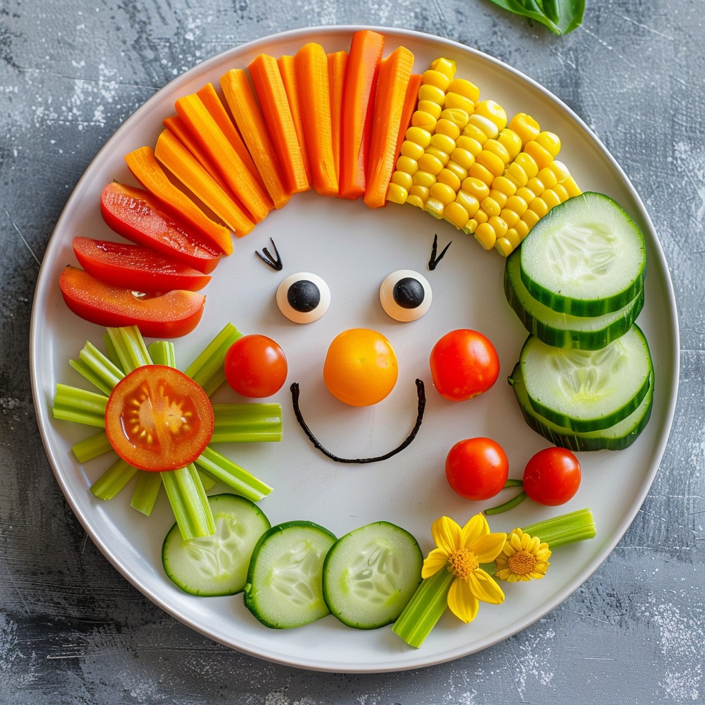 Veggie Create Free Creative Veggie Plate Image - Vegetables, Healthy, Creative ...