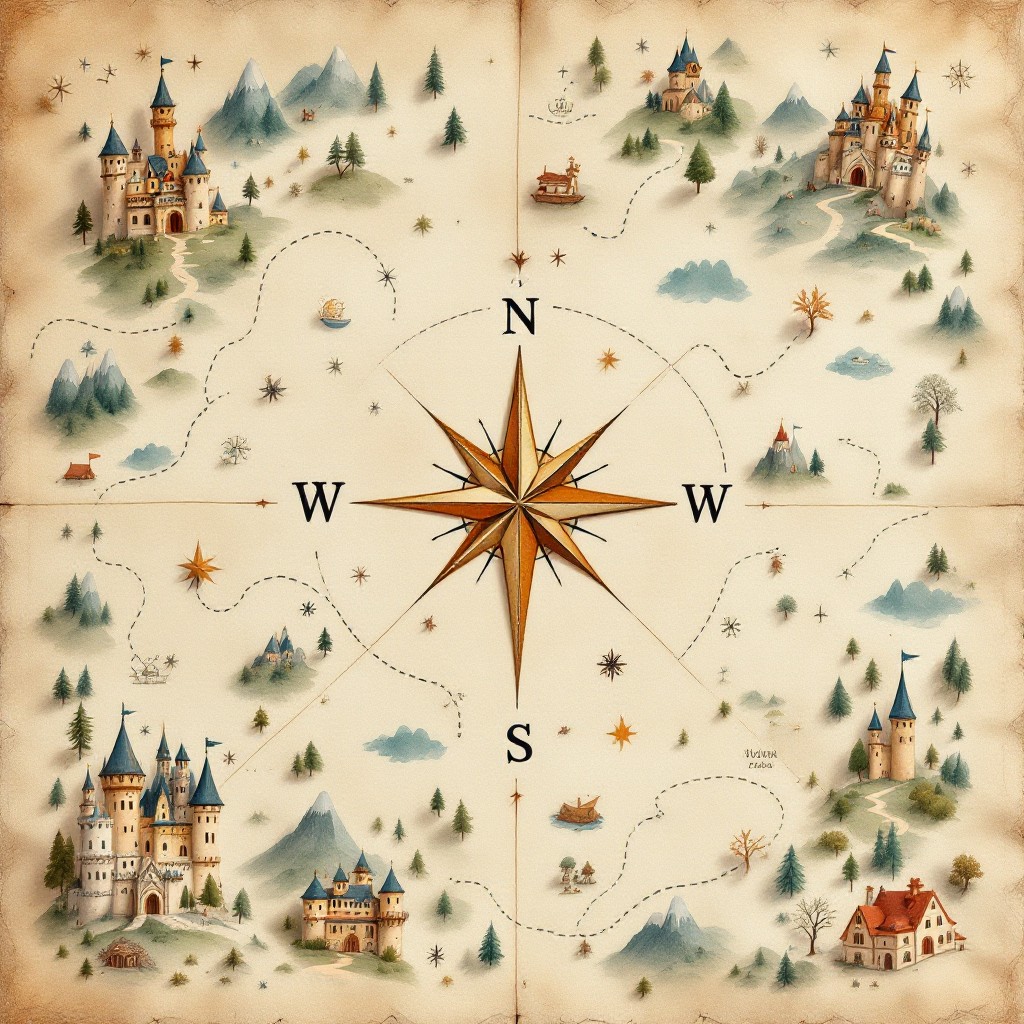 Natural England Magic Map Free Magical Kingdom Map Image - Map, Fantasy, Compass | Download at ...