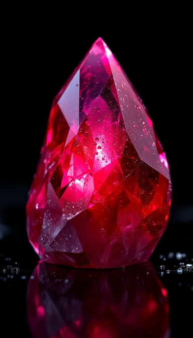 Sharp Sided Ruby Free Radiant Crystal Prism Image - Crystal, Ruby, Crimson | Download at ...