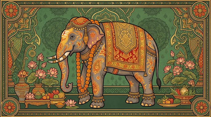 Elephant Welcome Ritual Free Sacred Elephant Celebration Image - Elephant, Ceremonial ...
