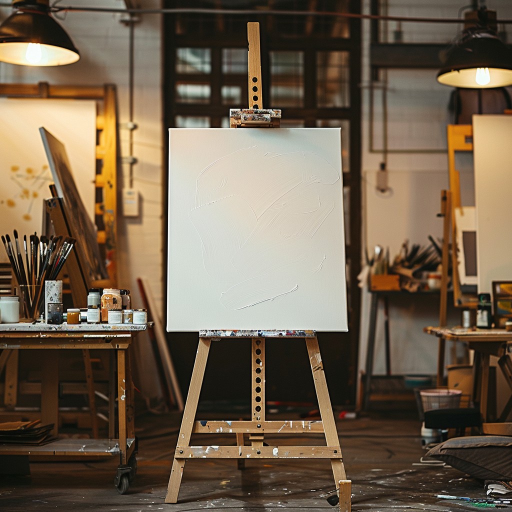 Free Art studio view Image - Canvas, Easel, Art | Download at StockCake