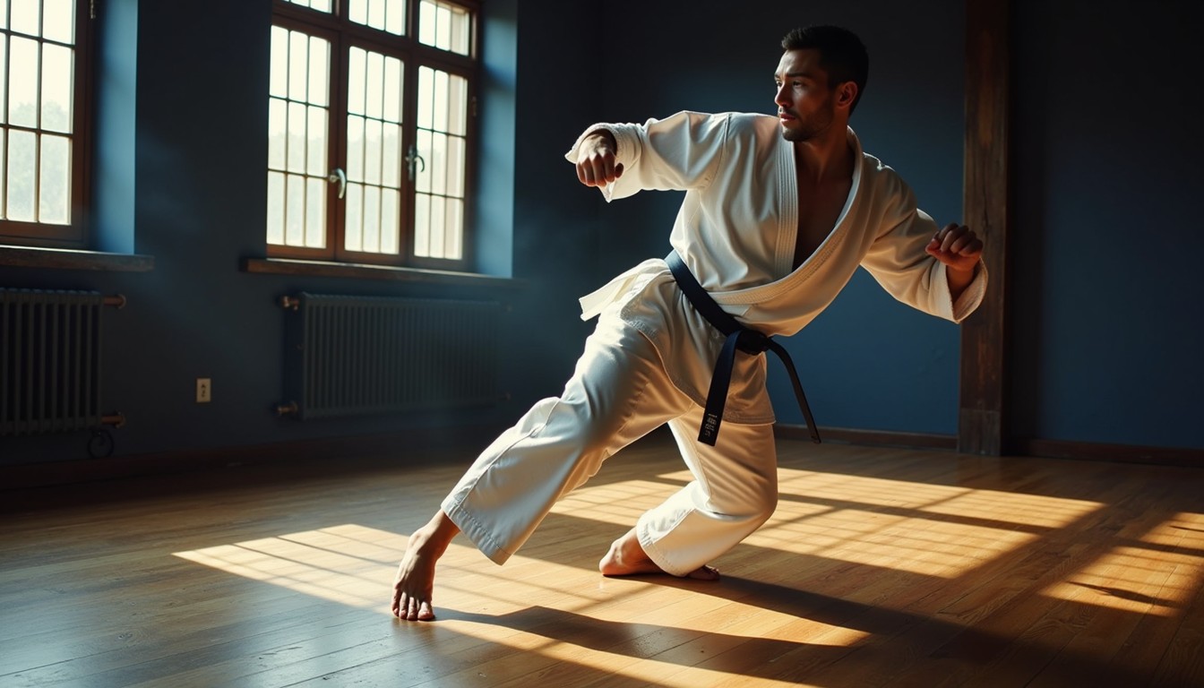 Free Karate in Motion Image - Karate, Martial, Dojo | Download at StockCake