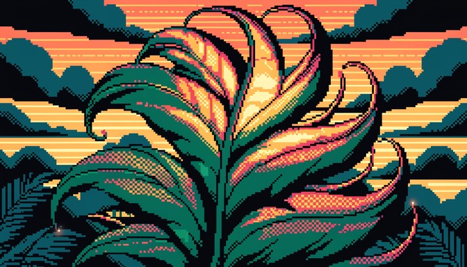 Free Pixel Paradise Sunset Image - Pixel, Retro, Tropical | Download at ...