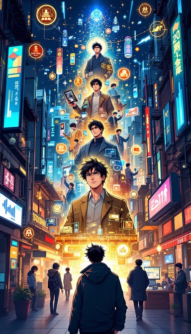 Free Anime Trading Evolution Image - Anime, Manga, Trader | Download at