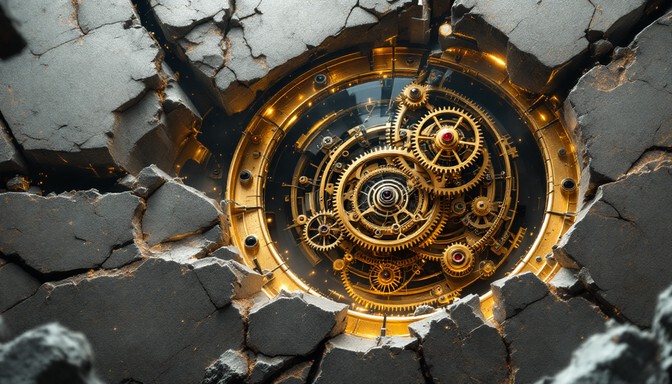 Kintsugi Robot Free Golden Mechanical Repair Image - Steampunk, Kintsugi, Robot ...