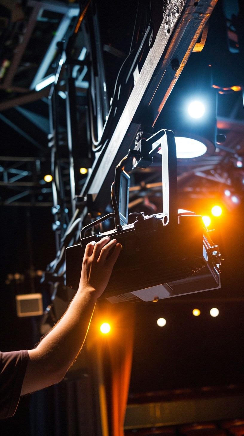 Free Stage Lighting Setup Image - Stage, Lighting, Technician ...