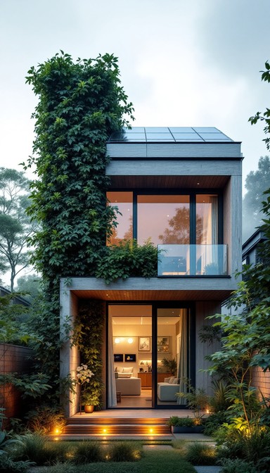 Free Sustainable Urban Oasis Image - Sustainable, Modern, Eco ... - Multistory Dwellings With Vertical Gardens