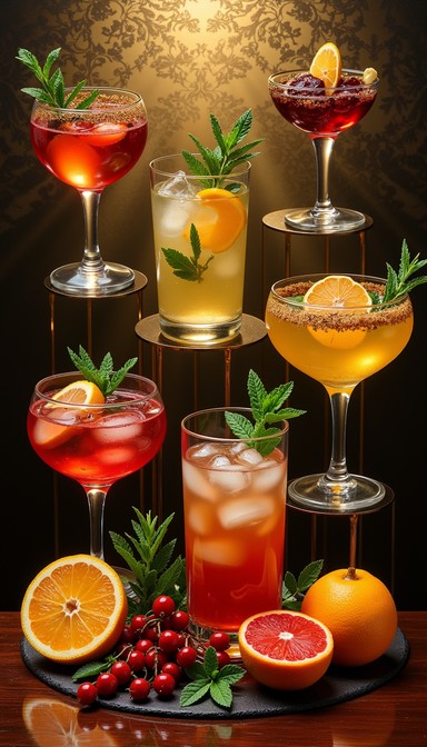 Free Elegant Cocktail Collection Image - Drinks, Beverages, Mixology ...