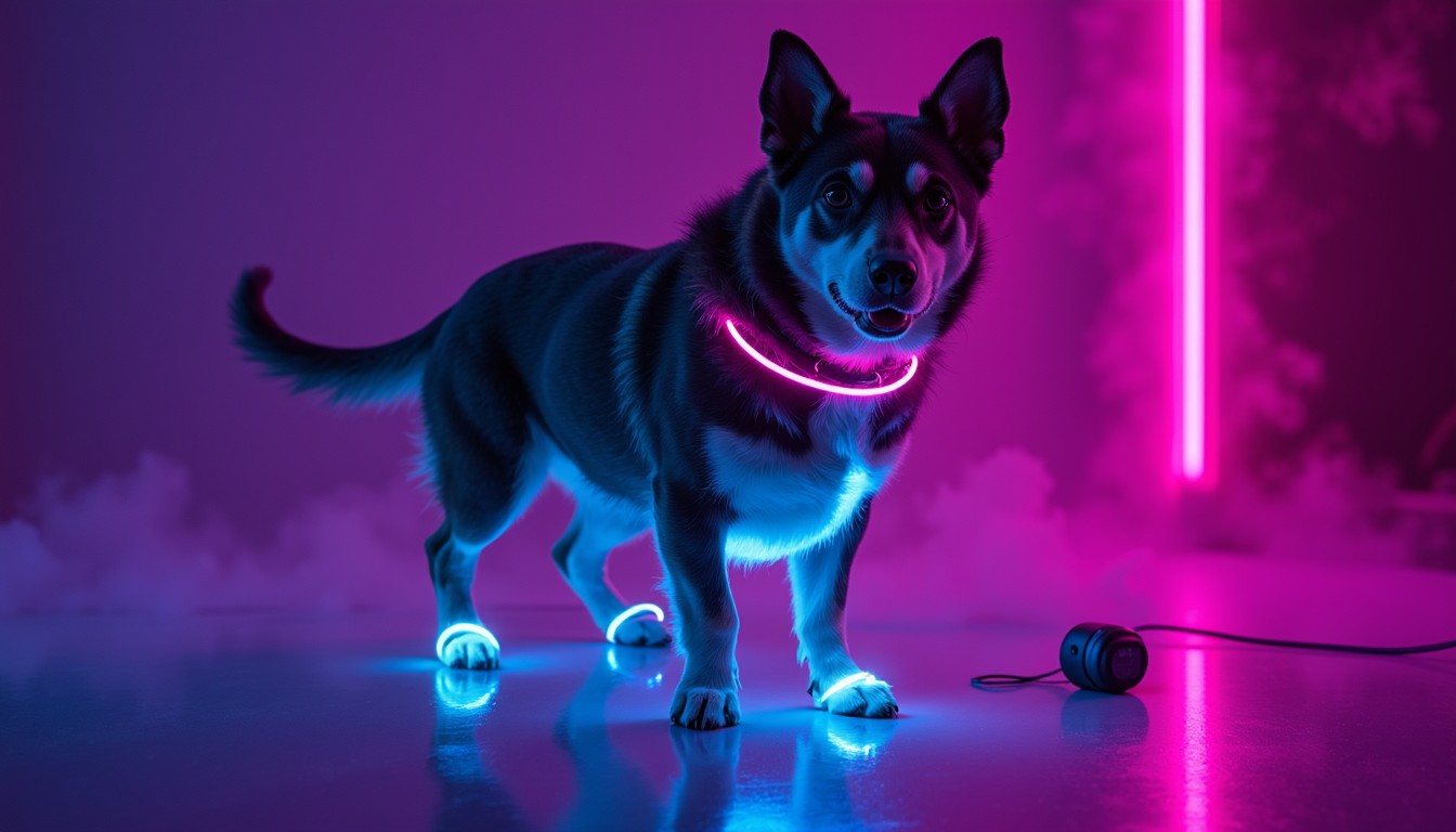 Perro Neon Free Neon Cyberpunk Canine Image - Cyberpunk, Neon, Dog | Download at ...