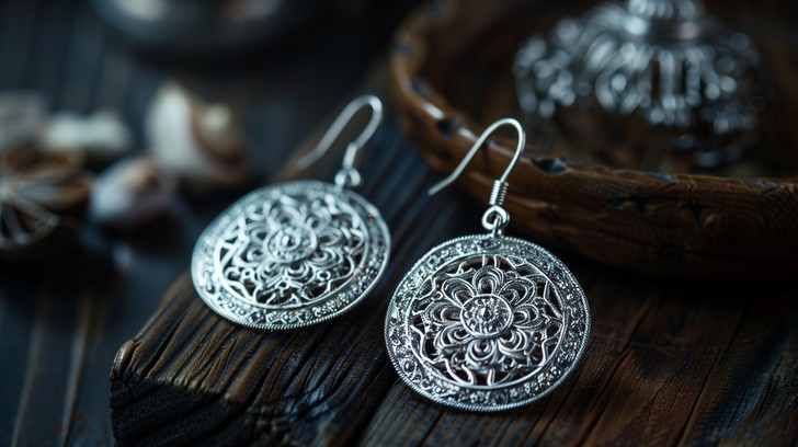 Silver Ear Ring Designs Free Elegant Silver Earrings Image - Silver, Earrings, Jewelry ...