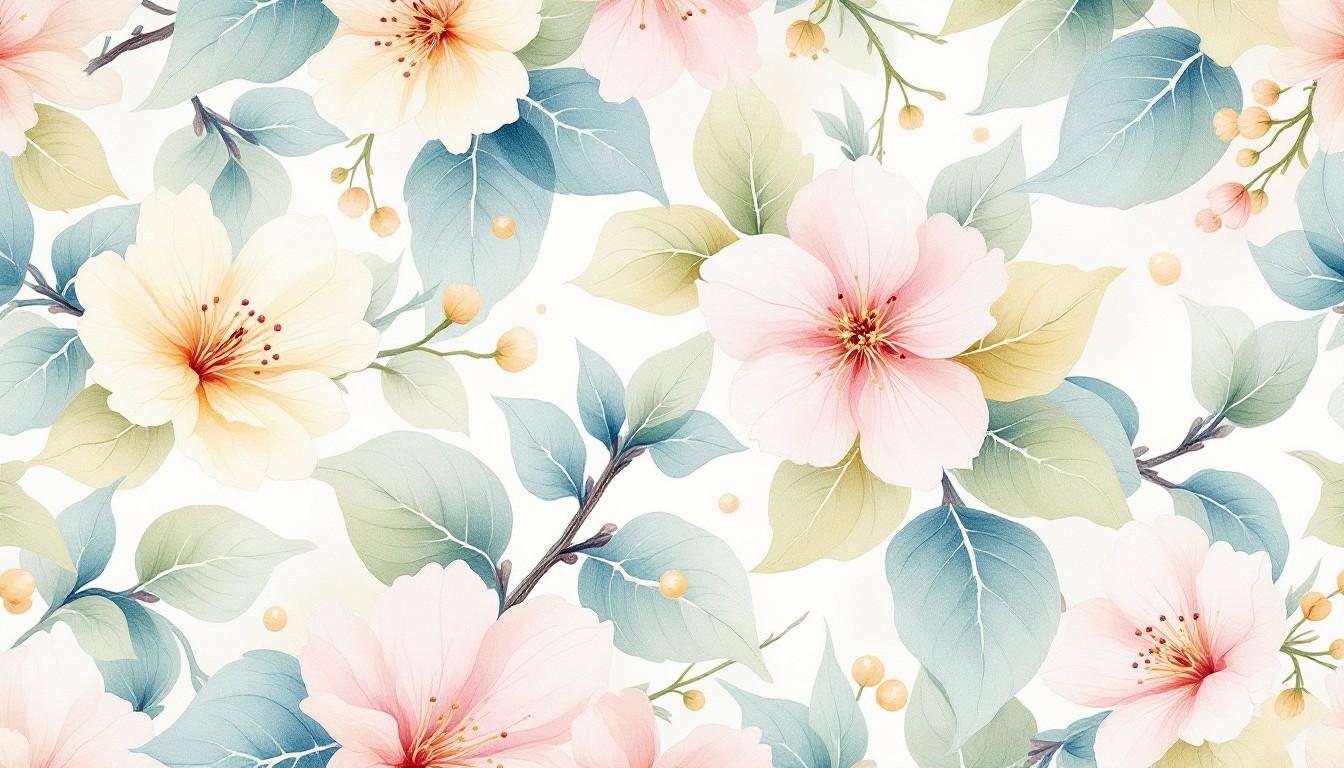 Free Spring Blossom Pattern Image - Pattern, Floral, Spring | Download ...