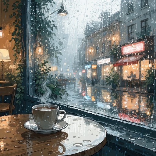Free Rainy Cafe Vibes Image - Cafe, Coffee, Rain | Download at StockCake