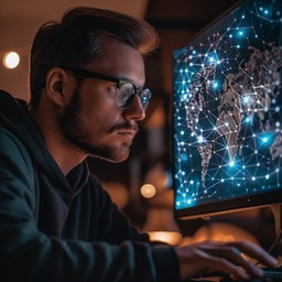 Free Focused Tech Professional Image - Technology, Coding, Programmer ...