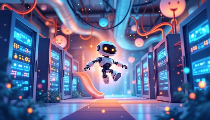 Free Robot's Digital Playground Image - Robot, Magical, Technology ...