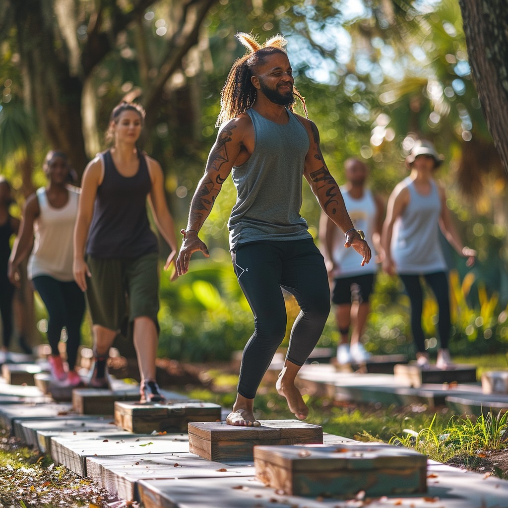 Free Outdoor Balance Exercise Image - Outdoors, Exercise, Balance ...