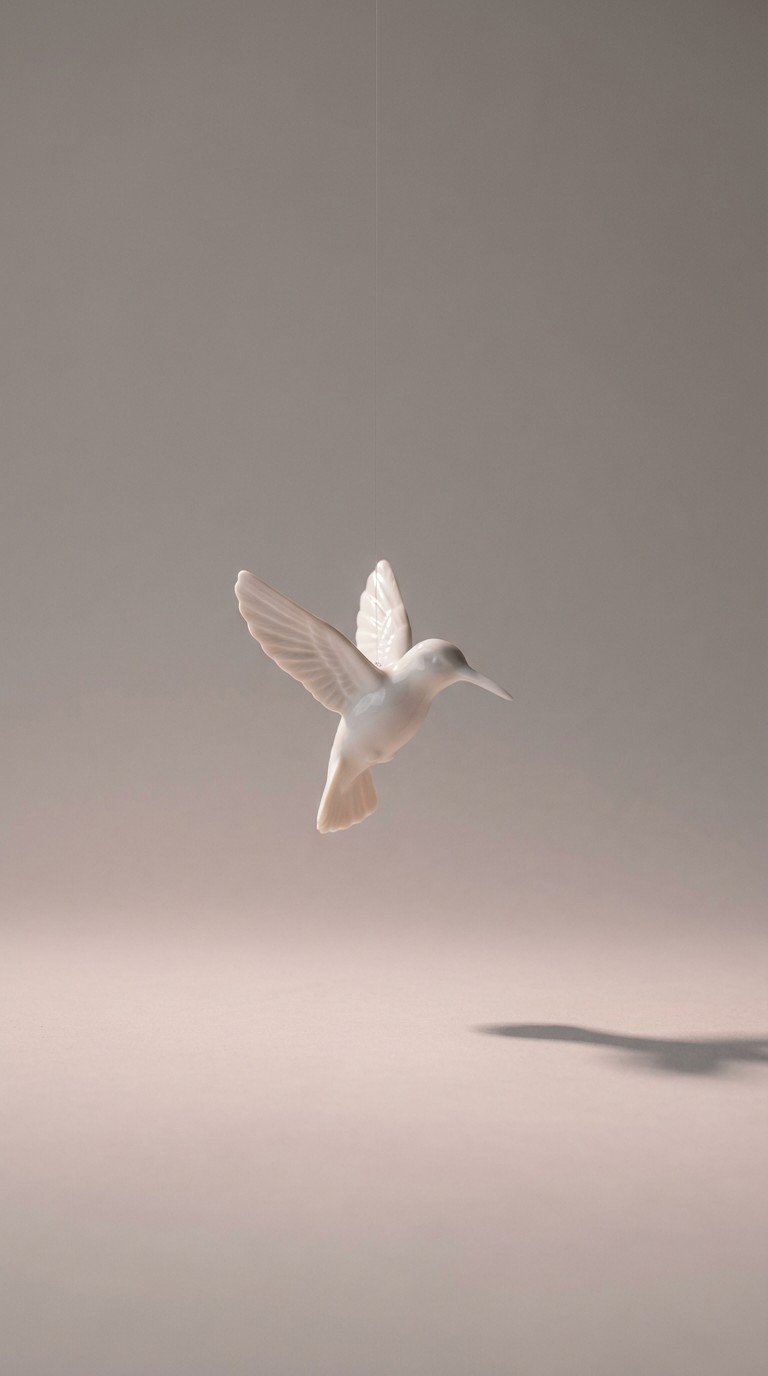 Free Floating Hummingbird Art Image - Hummingbird, Bird, Porcelain ...
