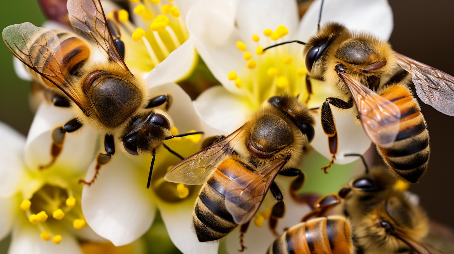 Free Bees on Blossom Image - Bees, Blossoms, Nectar | Download at StockCake