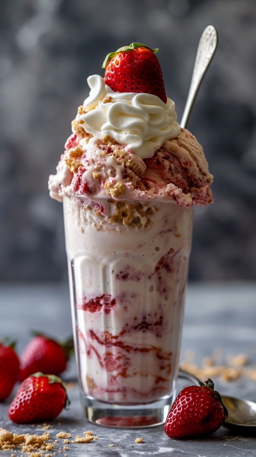 Strwaberry Sundae Free Strawberry Sundae Delight Image - Strawberry, Sundae, Dessert ...