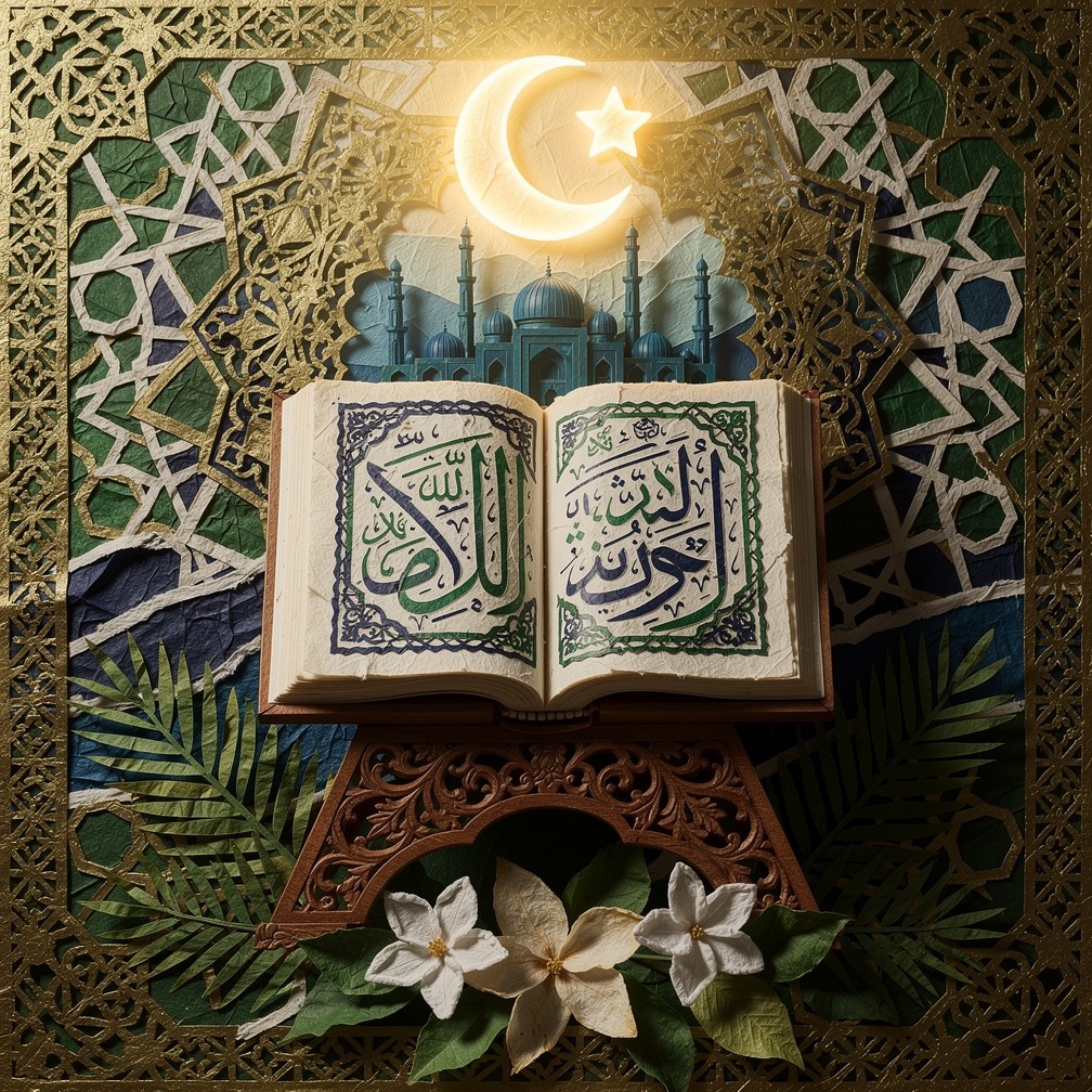 Sacrd Paper Free Sacred Paper Art Image - Quran, Islamic, Papercraft | Download at ...