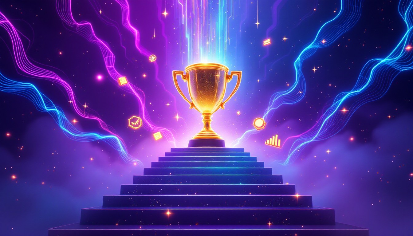 Free Digital Achievement Summit Image - Trophy, Achievement, Cyberpunk ...