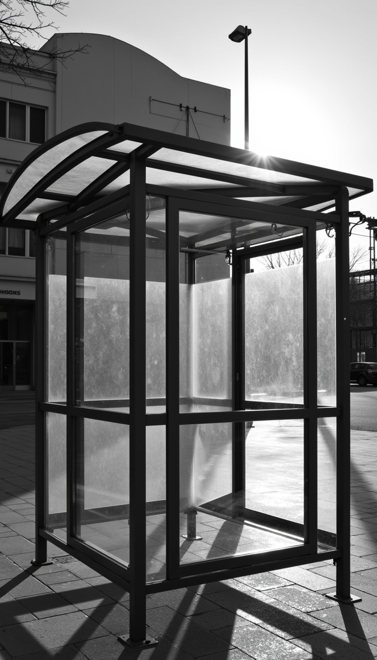 Free Geometric bus stop Photo - Shelter, Urban, Geometric | Download at ...