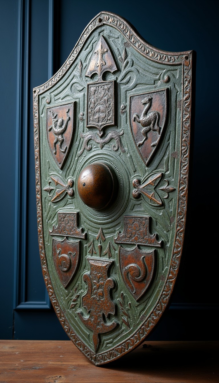 Free Ancient Heraldic Shield Image - Shield, Bronze, Medieval ...