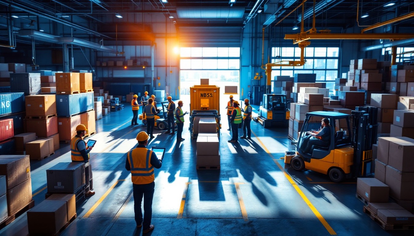 Free Warehouse Workers Operating Image - Warehouse, Logistics ...