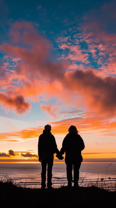 Free Sunset Silhouette Love Image - Sunset, Silhouette, Love | Download ...