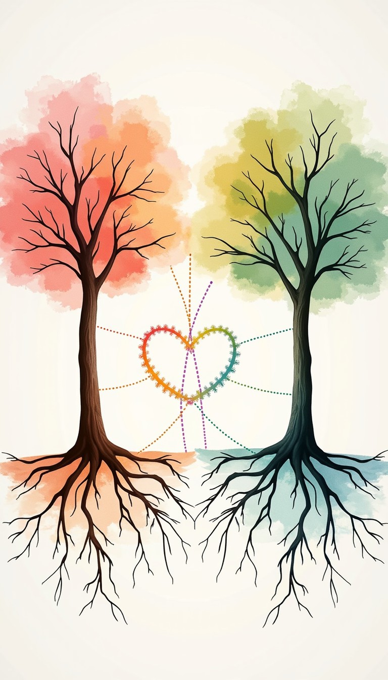 Free Intertwined Heart Trees Image - Trees, Heart, Roots | Download at ...