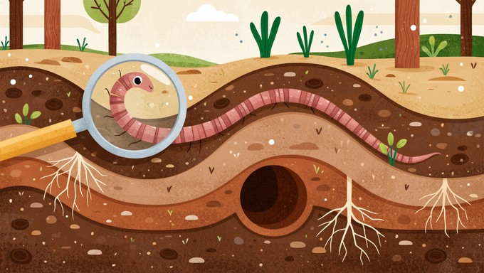 Free Underground Earthworm Discovery Image - Earthworm, Soil ...