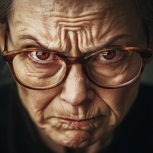 Free Frowning woman portrait Image - Woman, Frown, Glasses | Download ...