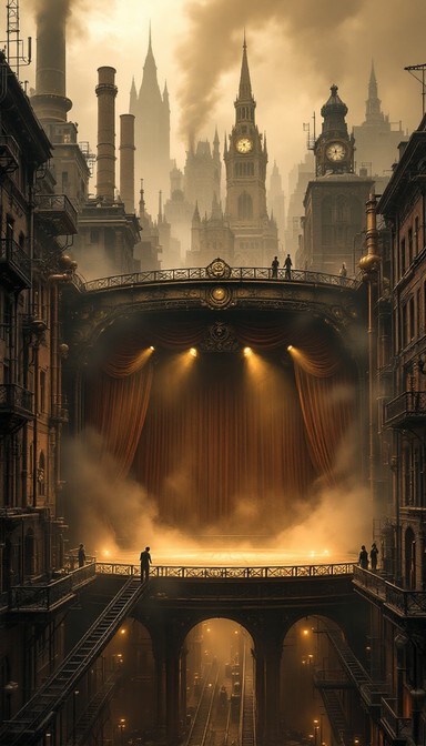 Free Steampunk Theater Rising Image - Steampunk, Victorian, Industrial ...