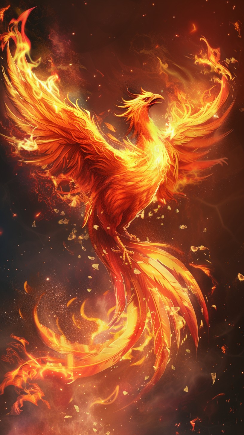 Free Fiery Phoenix Rising Image - Phoenix, Fire, Mythical | Download at ...