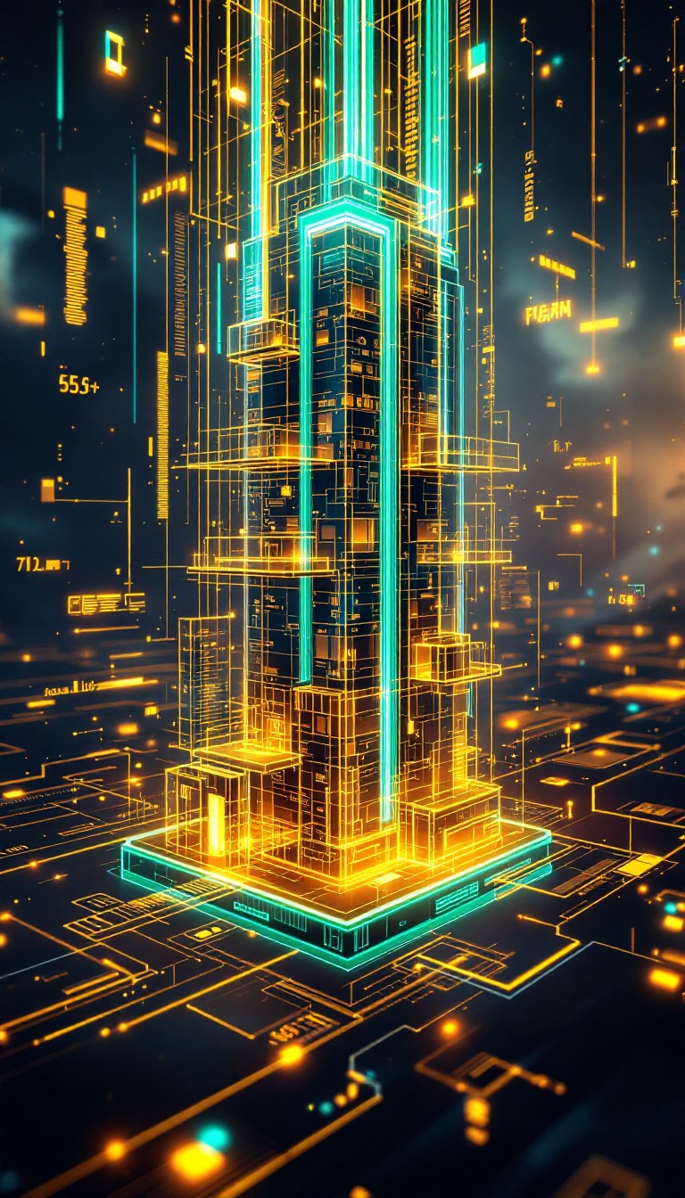 Free Digital Building Matrix Image - Architecture, Cyberpunk ...