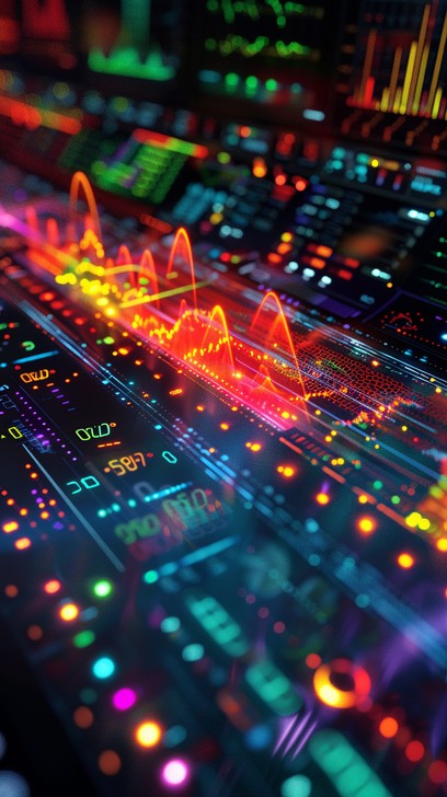 Free Vibrant Data Visualization Image - Data, Visualization, Technology ...