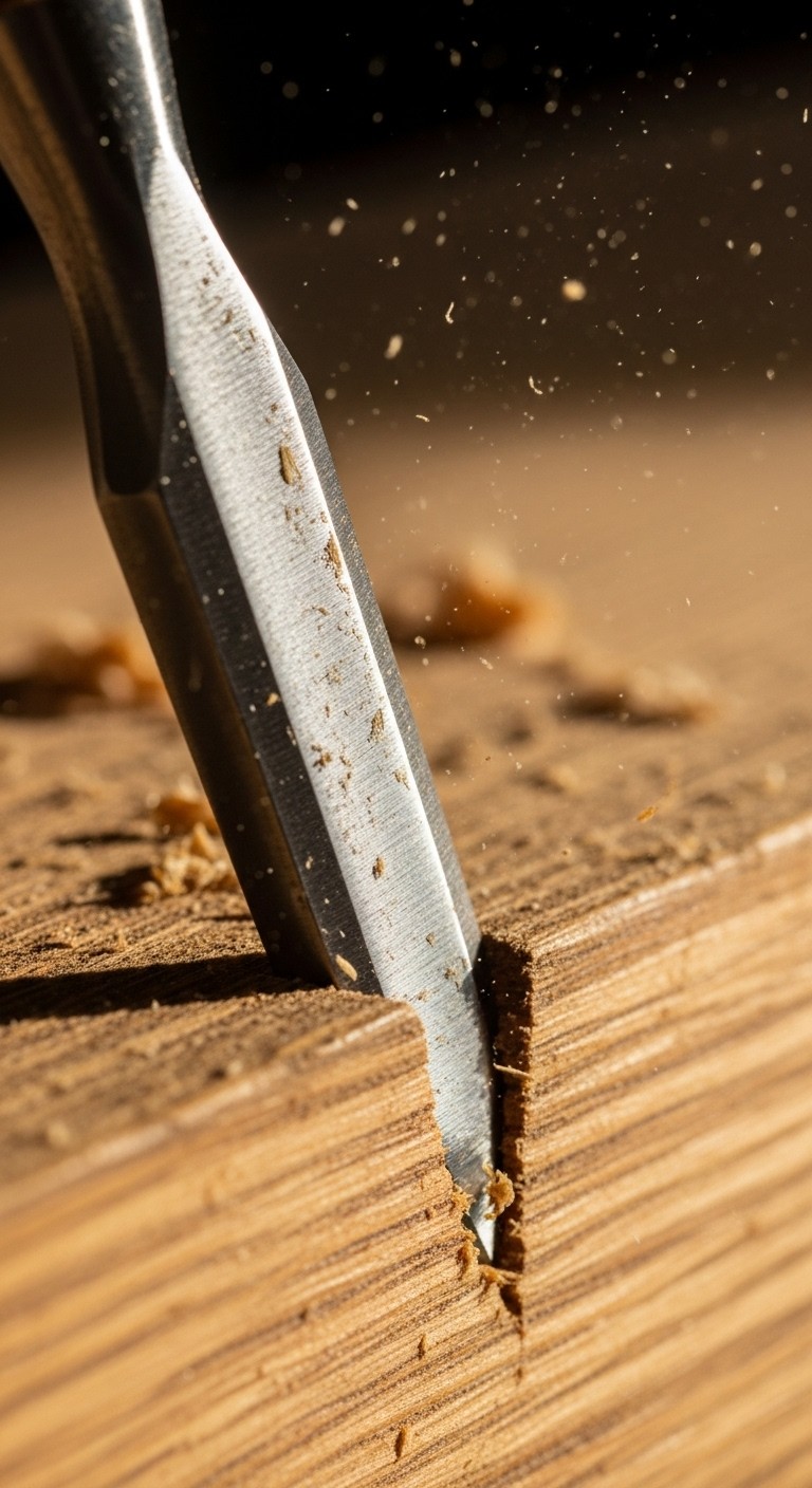 Free Chisel Meets Oak Image - Chisel, Woodworking, Carpentry | Download ...