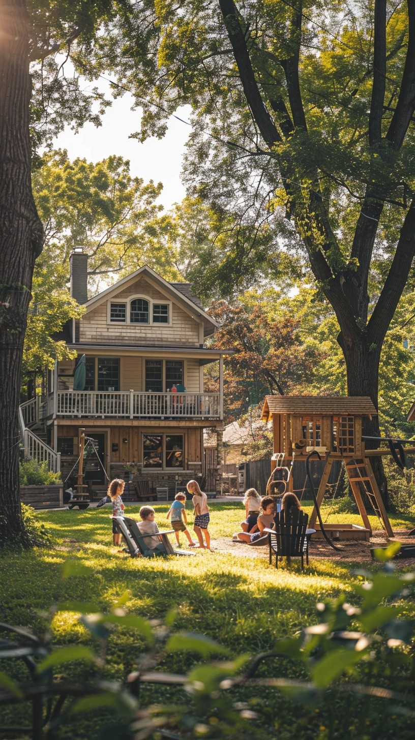 Free Family Backyard Fun Image - Family, Backyard, Children | Download ...