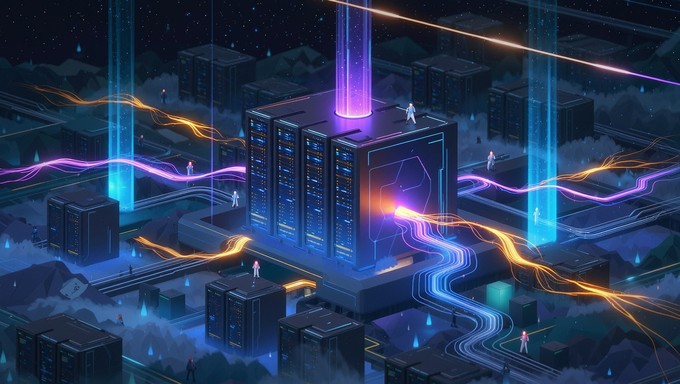 Free Digital Desert Infrastructure Image - Datacenter, Infrastructure ...
