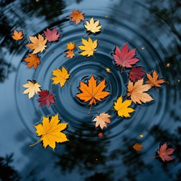 Free Floating Fall Foliage Image - Autumn, Fall, Leaves | Download at ...