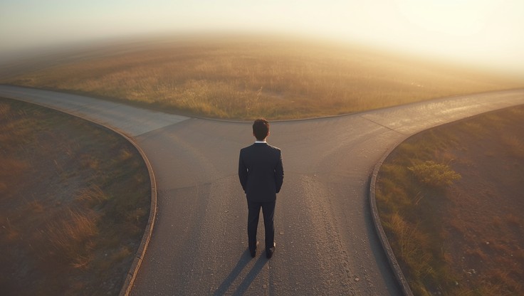 Free Choosing Your Path Image - Crossroads, Decision, Businessman ...